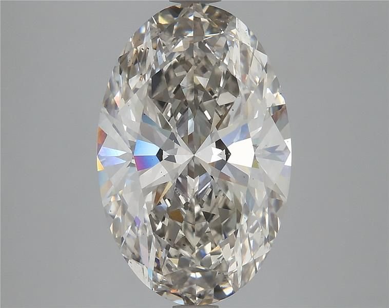 5.05ct I VS2 Rare Carat Ideal Cut Oval Lab Grown Diamond