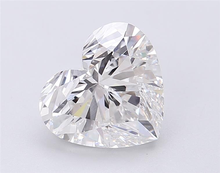 3.09ct E VS1 Rare Carat Ideal Cut Heart Lab Grown Diamond