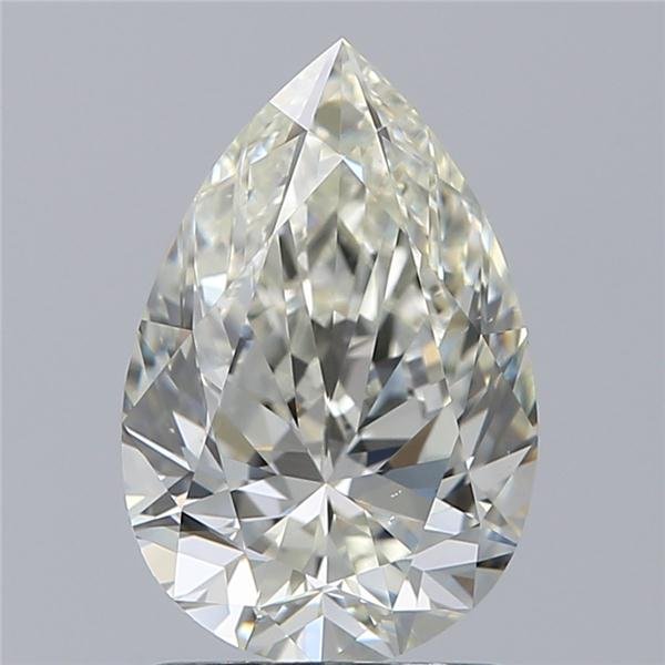 1.62ct K VS2 Rare Carat Ideal Cut Pear Diamond