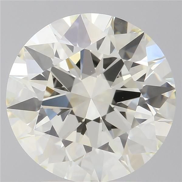 3.06ct K VVS2 Rare Carat Ideal Cut Round Diamond