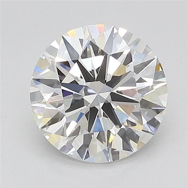 2.09ct E VS2 Rare Carat Ideal Cut Round Lab Grown Diamond