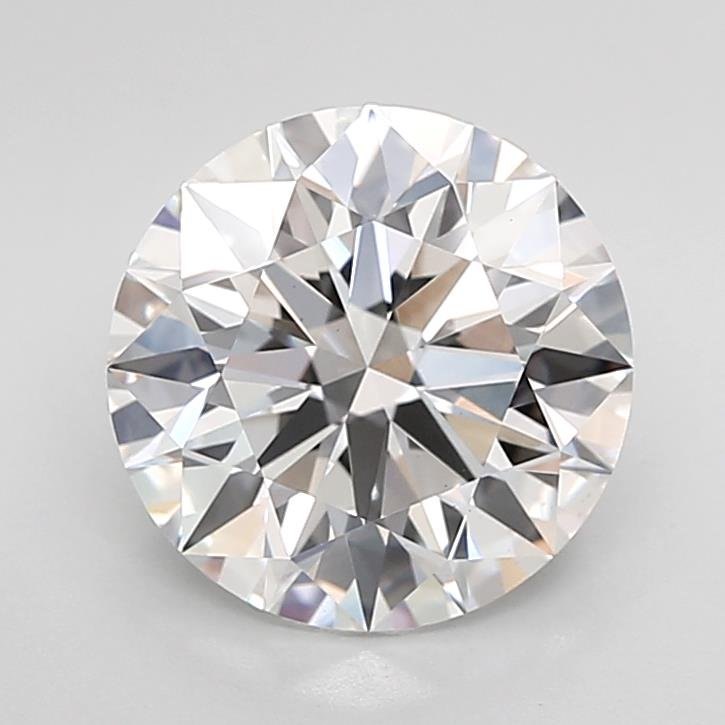 2.54ct D VS1 Rare Carat Ideal Cut Round Lab Grown Diamond