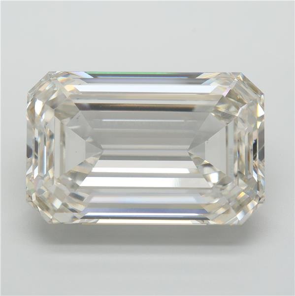 25.49ct H VS1 Rare Carat Ideal Cut Emerald Lab Grown Diamond