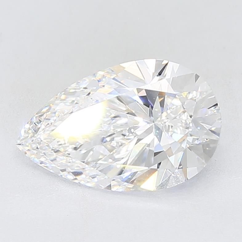 4.01ct F VVS2 Rare Carat Ideal Cut Pear Lab Grown Diamond