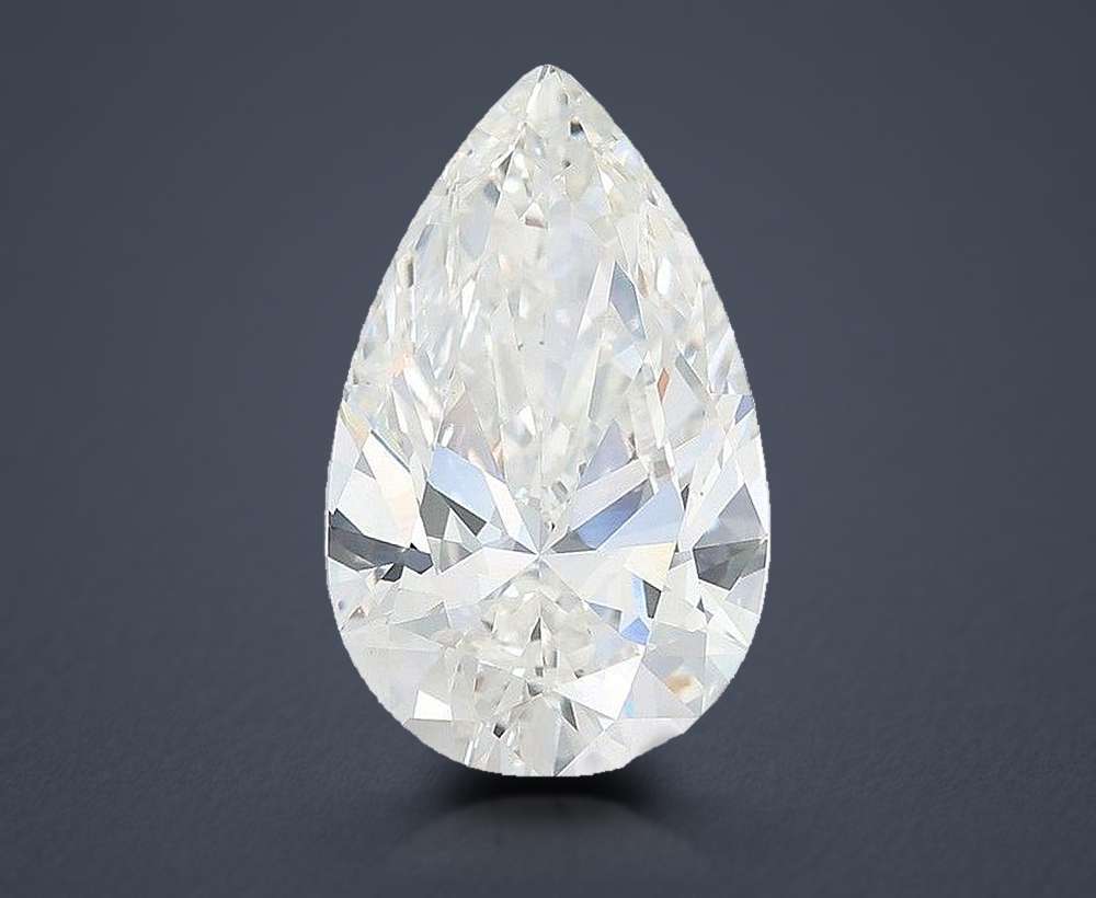 6.00 Carat Pear Lab Diamond