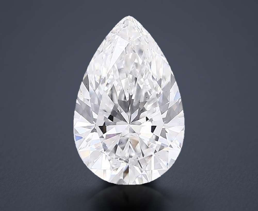 4.01 Carat Pear Lab Diamond