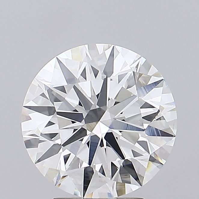 3.24ct E VVS2 Rare Carat Ideal Cut Round Diamond