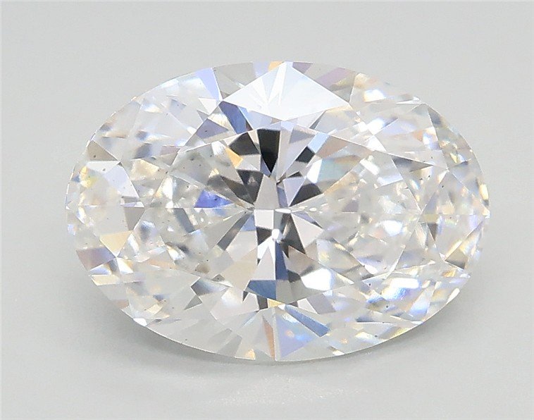 2.05ct E VS2 Rare Carat Ideal Cut Oval Lab Grown Diamond