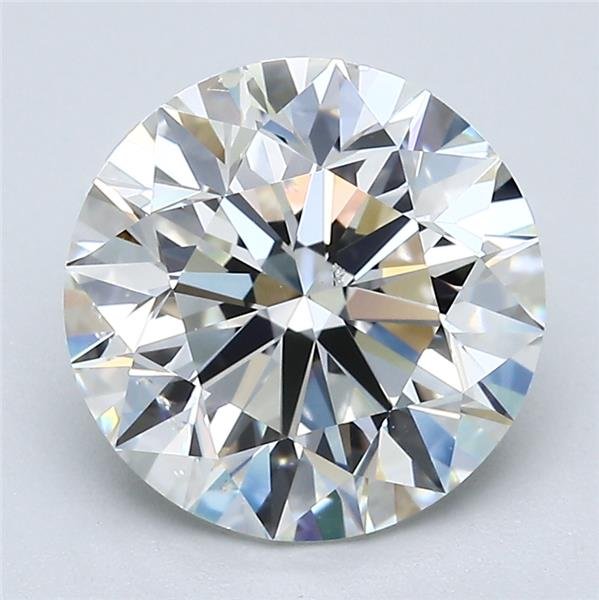 3.45ct H SI1 Excellent Cut Round Diamond