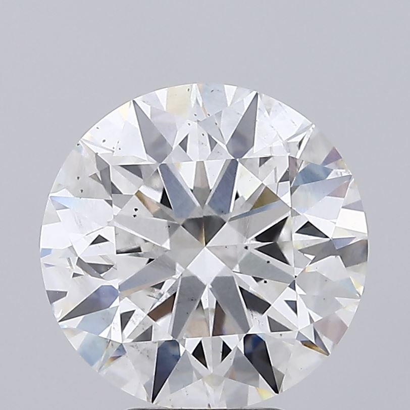 5.02ct F SI1 Rare Carat Ideal Cut Round Lab Grown Diamond