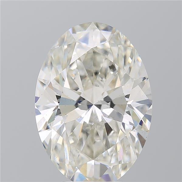 6.27ct H VS2 Rare Carat Ideal Cut Oval Lab Grown Diamond