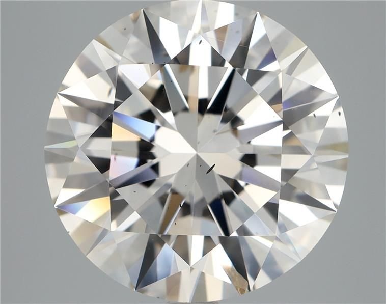 5.24ct K SI2 Rare Carat Ideal Cut Round Diamond