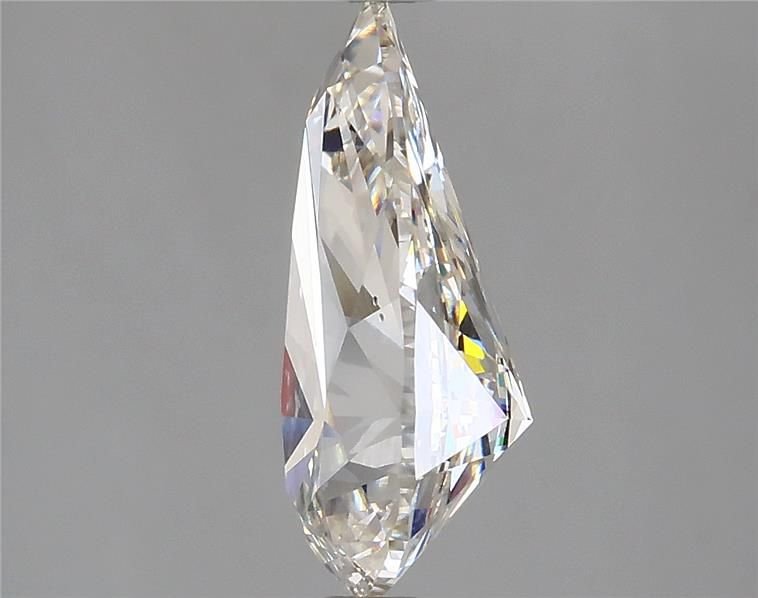 2.89ct H VS2 Rare Carat Ideal Cut Pear Lab Grown Diamond