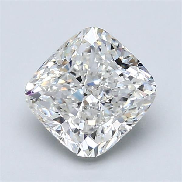 1.72ct F SI1 Rare Carat Ideal Cut Cushion Diamond