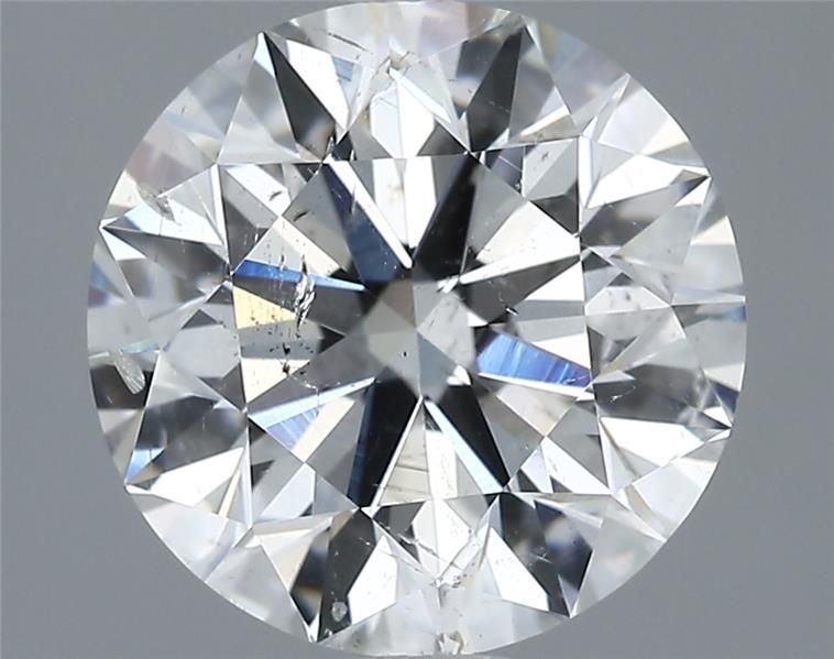 2.18ct H SI2 Rare Carat Ideal Cut Round Diamond