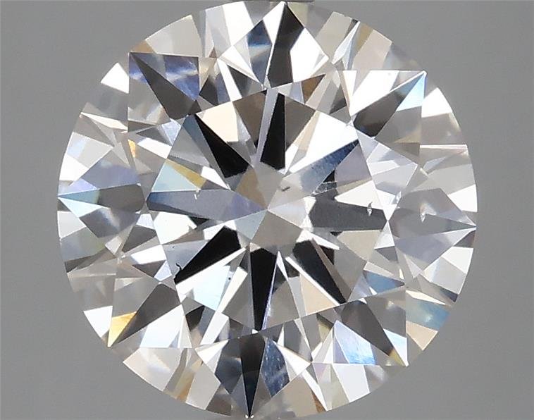 3.78ct F SI1 Rare Carat Ideal Cut Round Lab Grown Diamond