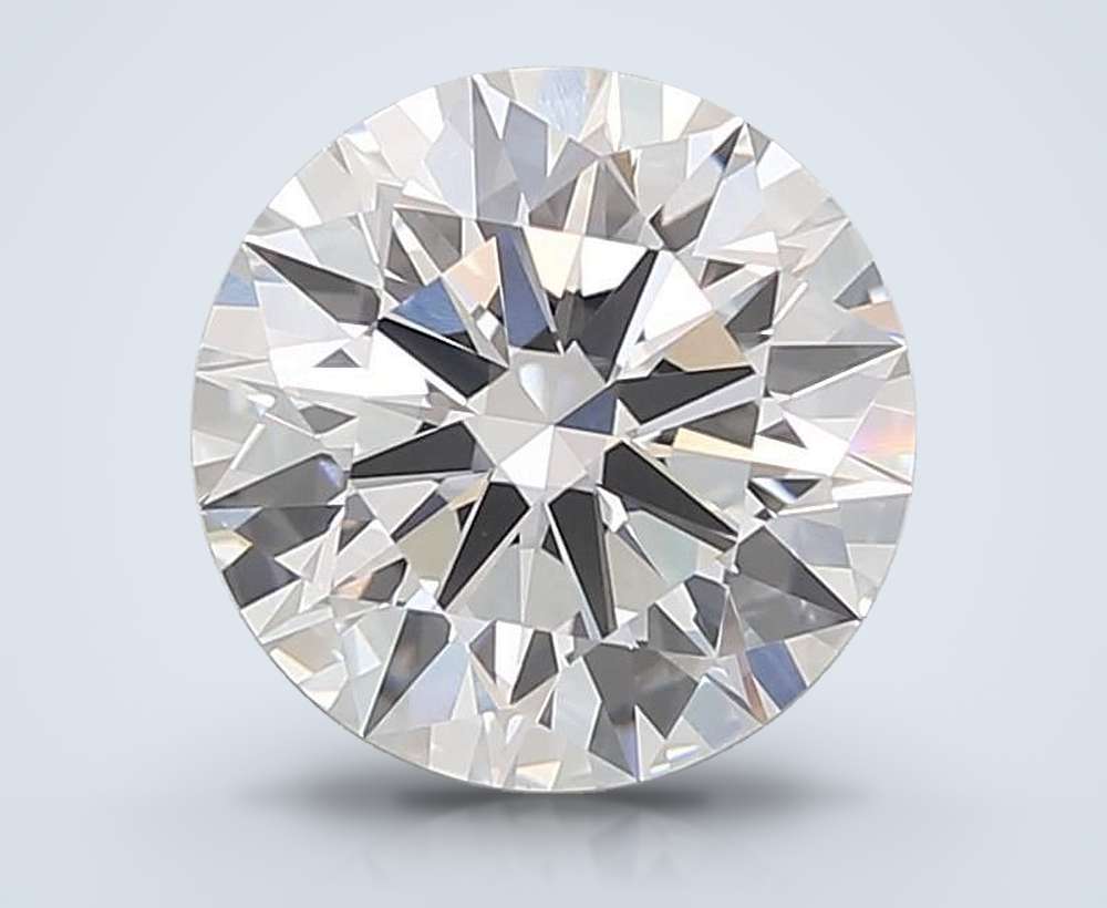 4.09 Carat Round Lab Diamond