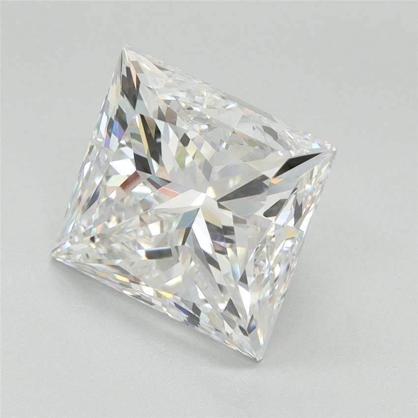 4.15ct E VVS1 Rare Carat Ideal Cut Princess Lab Grown Diamond