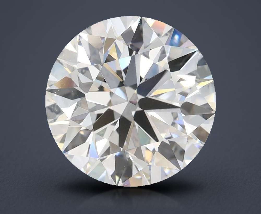 3.44 Carat Round Lab Diamond