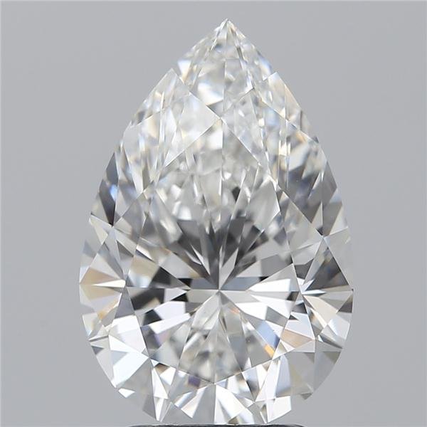 3.38 Carat Pear Lab Diamond
