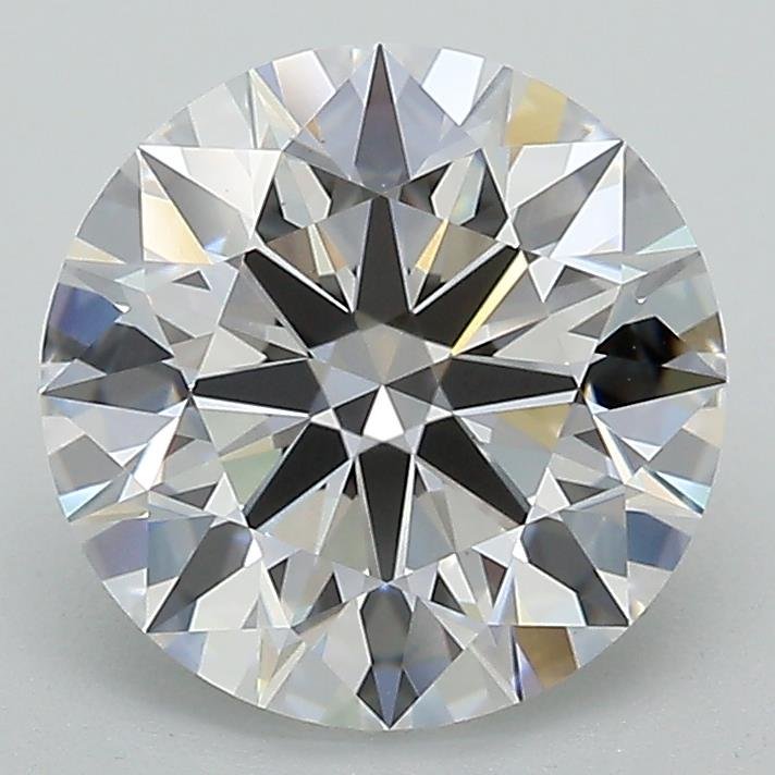 2.66ct D VS2 Rare Carat Ideal Cut Round Lab Grown Diamond