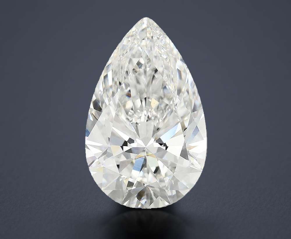 6.00 Carat Pear Lab Diamond