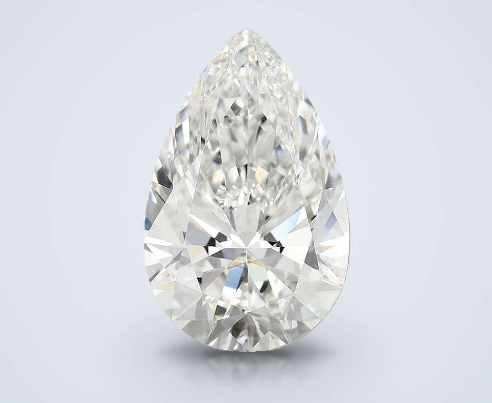 6.00 Carat Pear Lab Diamond