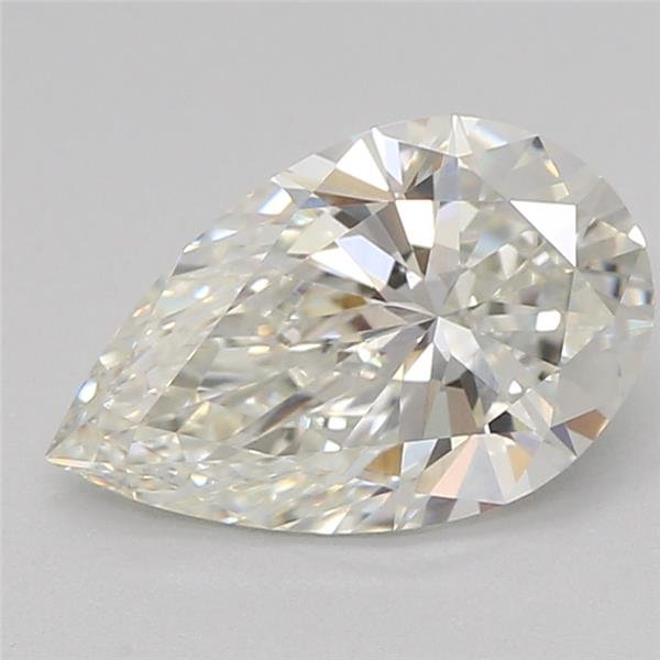 0.80ct H VVS2 Rare Carat Ideal Cut Pear Lab Grown Diamond