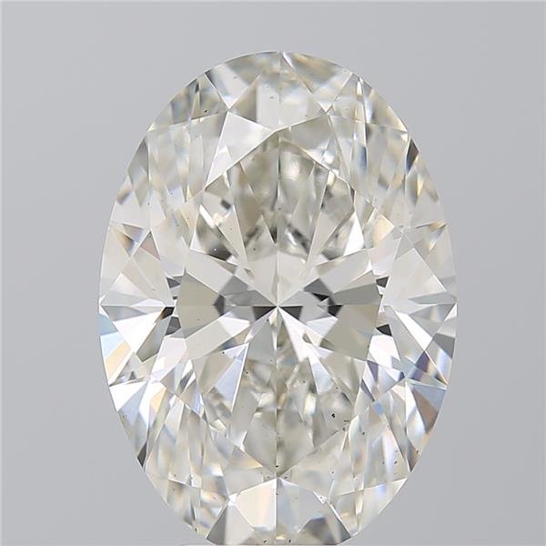 6.14ct H VS2 Rare Carat Ideal Cut Oval Lab Grown Diamond