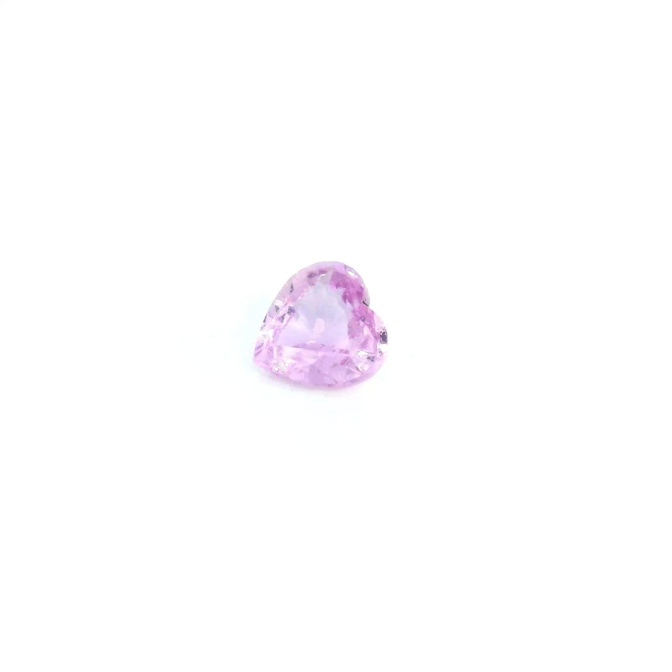 0.51 Carat Pink Heart Sapphire