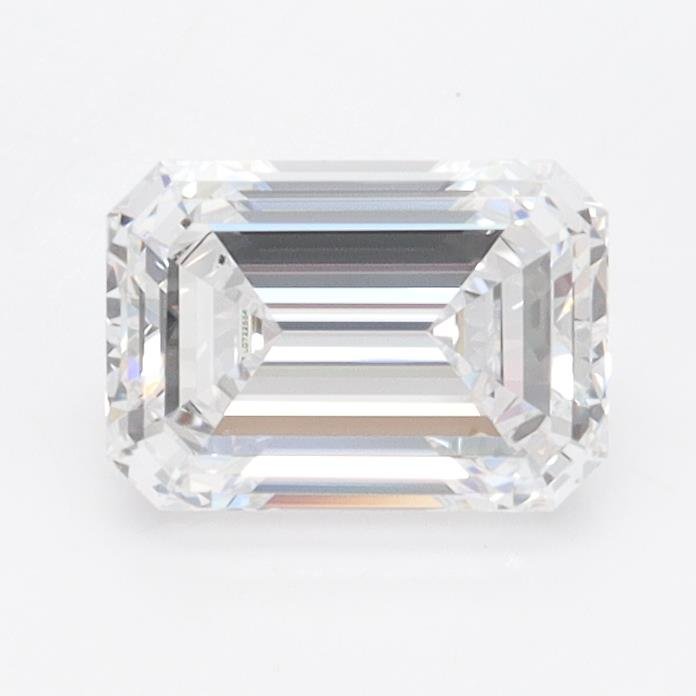 1.09ct D VVS1 Rare Carat Ideal Cut Emerald Lab Grown Diamond