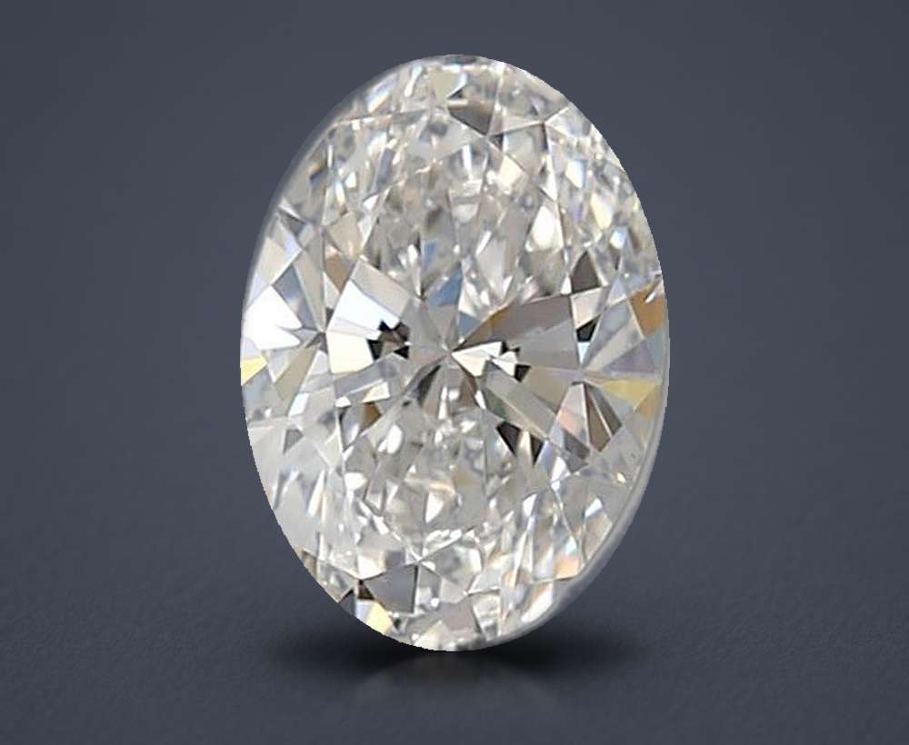 0.67 Carat Oval Lab Diamond