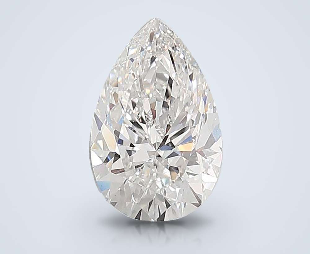 5.51 Carat Pear Lab Diamond