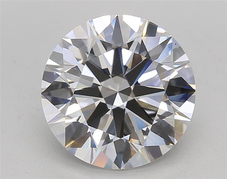 3.38ct F VS1 Rare Carat Ideal Cut Round Lab Grown Diamond