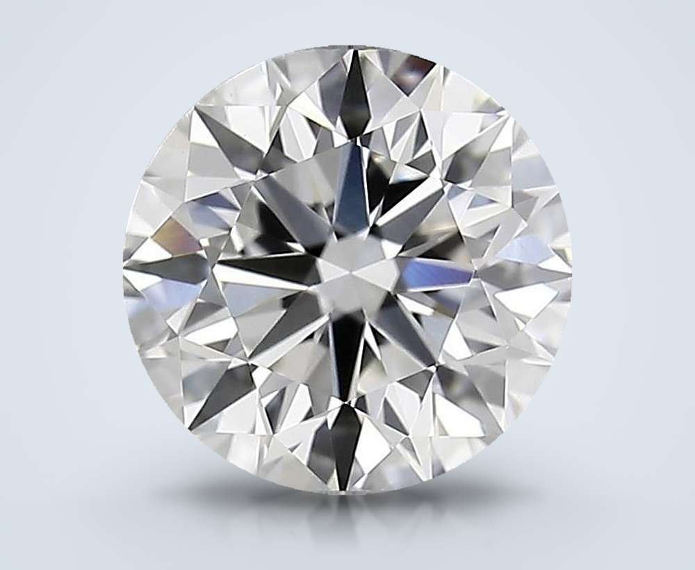 3.83 Carat Round Lab Diamond