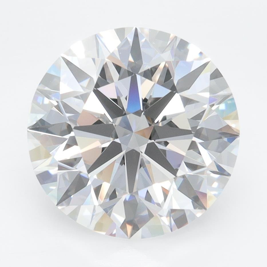 4.07ct D FL Rare Carat Ideal Cut Round Lab Grown Diamond