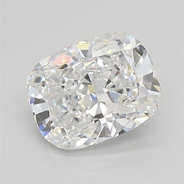 0.84ct D VVS2 Rare Carat Ideal Cut Cushion Lab Grown Diamond