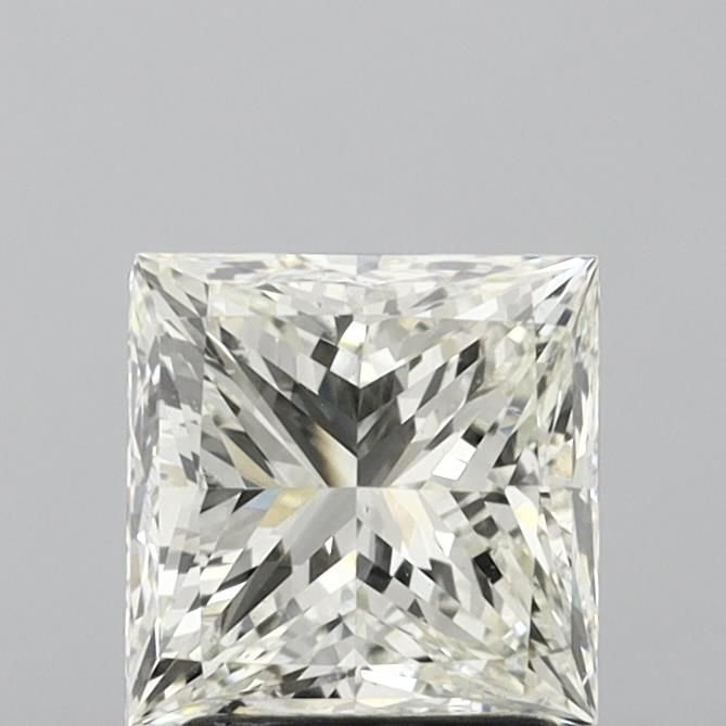2.40ct J SI1 Rare Carat Ideal Cut Princess Diamond