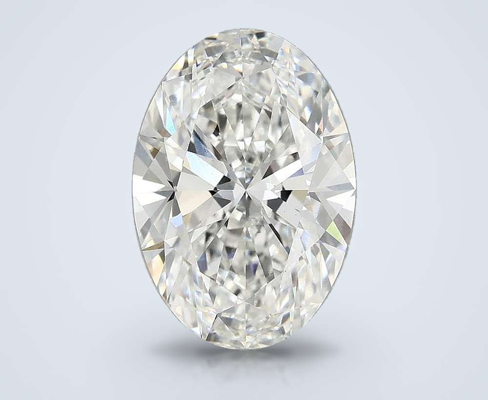 3.91 Carat Oval Lab Diamond