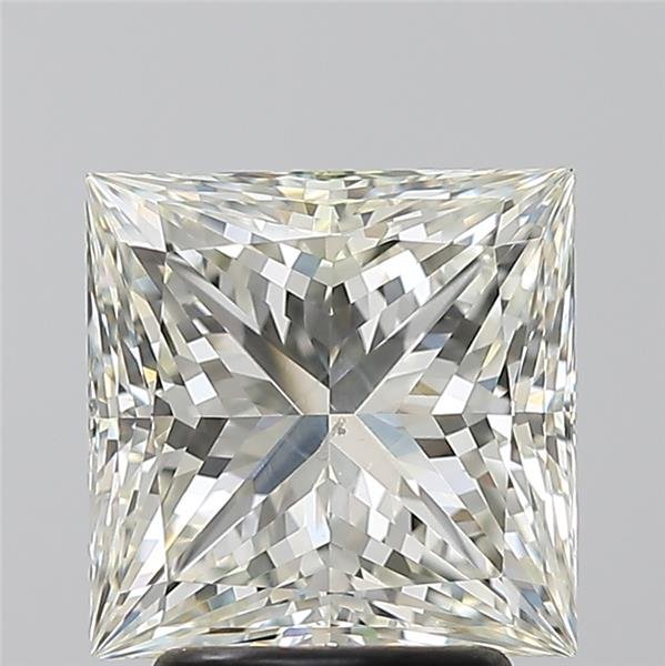 3.01ct K SI2 Rare Carat Ideal Cut Princess Diamond