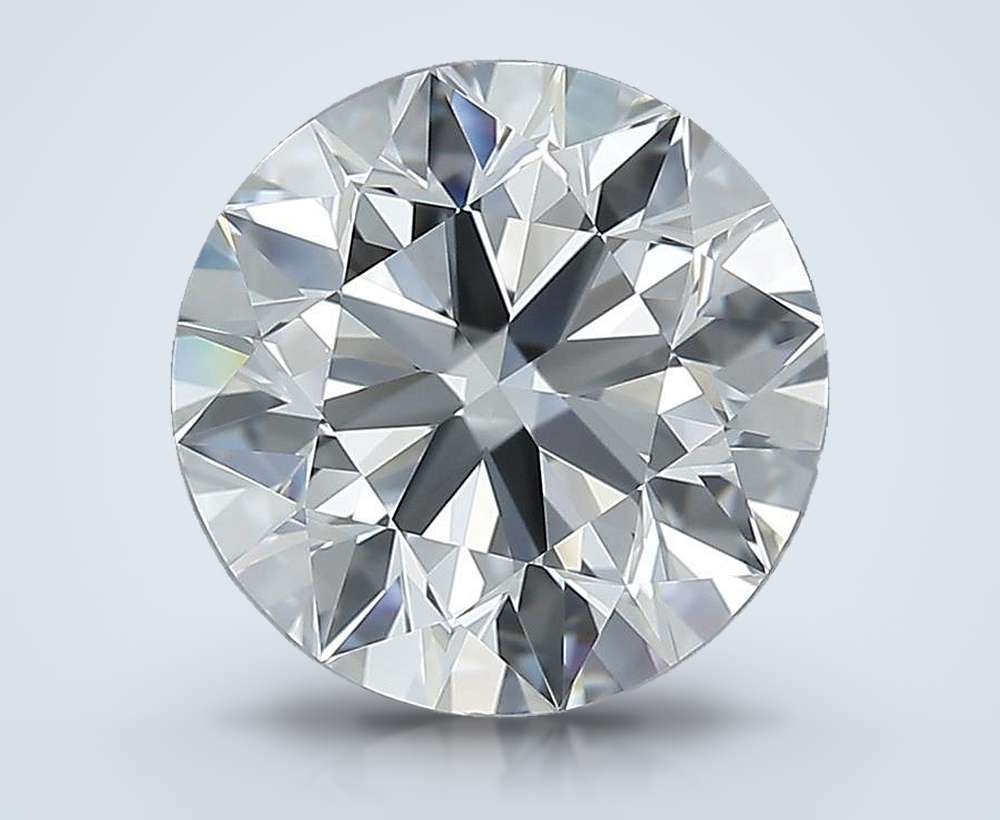 4.00 Carat Round Natural Diamond