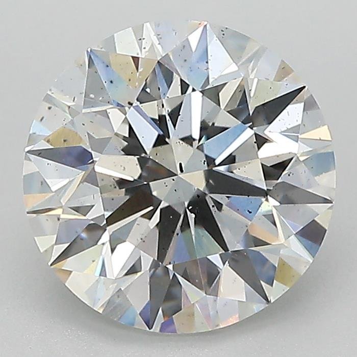 2.40ct F SI1 Excellent Cut Round Lab Grown Diamond