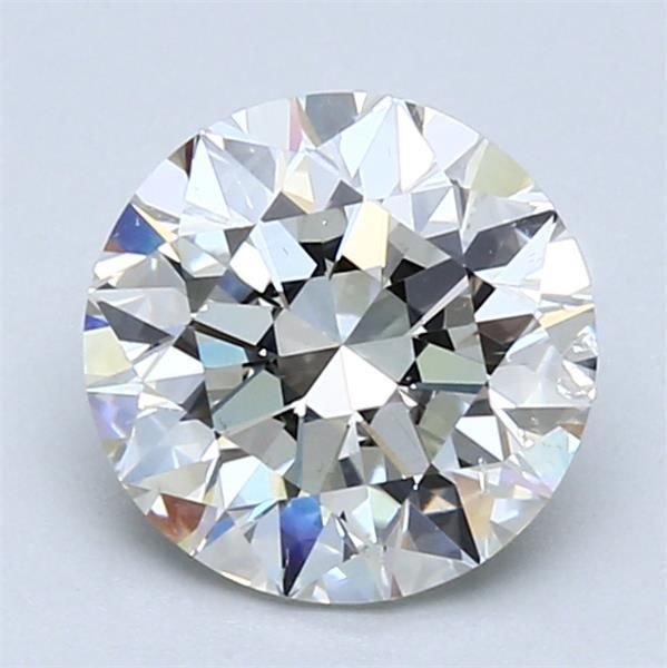 2.06ct I SI2 Rare Carat Ideal Cut Round Diamond