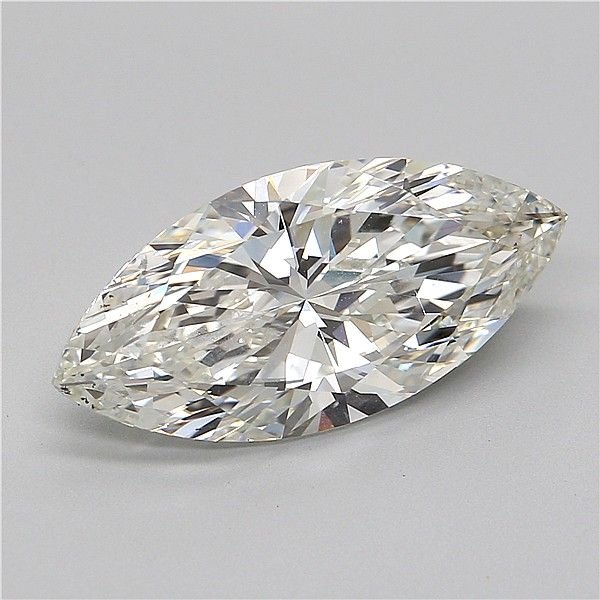 5.01ct J SI2 Rare Carat Ideal Cut Marquise Diamond