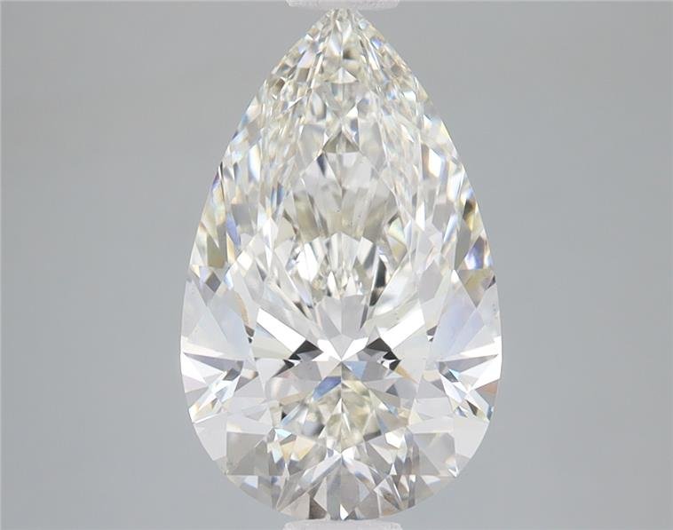 3.09ct I VS1 Rare Carat Ideal Cut Pear Lab Grown Diamond