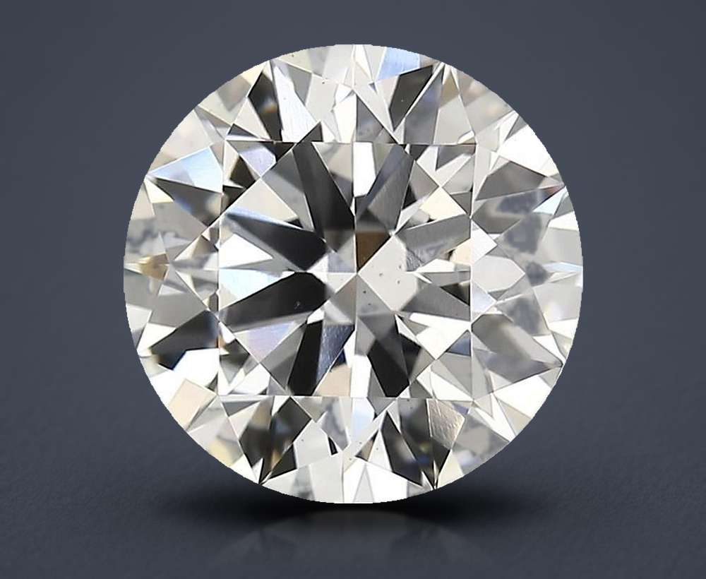 3.78 Carat Round Lab Diamond