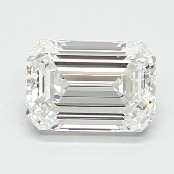 0.97ct D VVS1 Excellent Cut Emerald Lab Grown Diamond