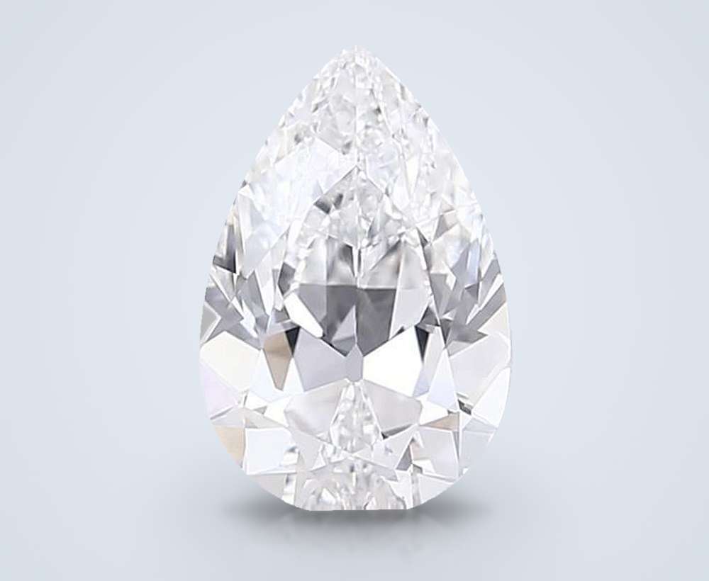 2.00 Carat Pear Lab Diamond