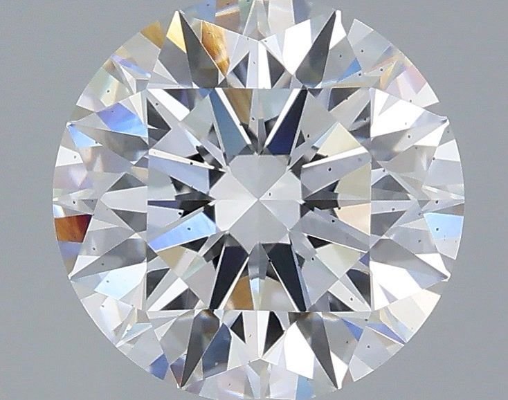 2.53ct E SI1 Rare Carat Ideal Cut Round Lab Grown Diamond