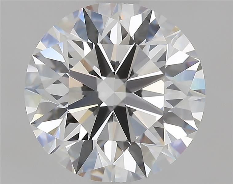 2.08ct E FL Rare Carat Ideal Cut Round Diamond